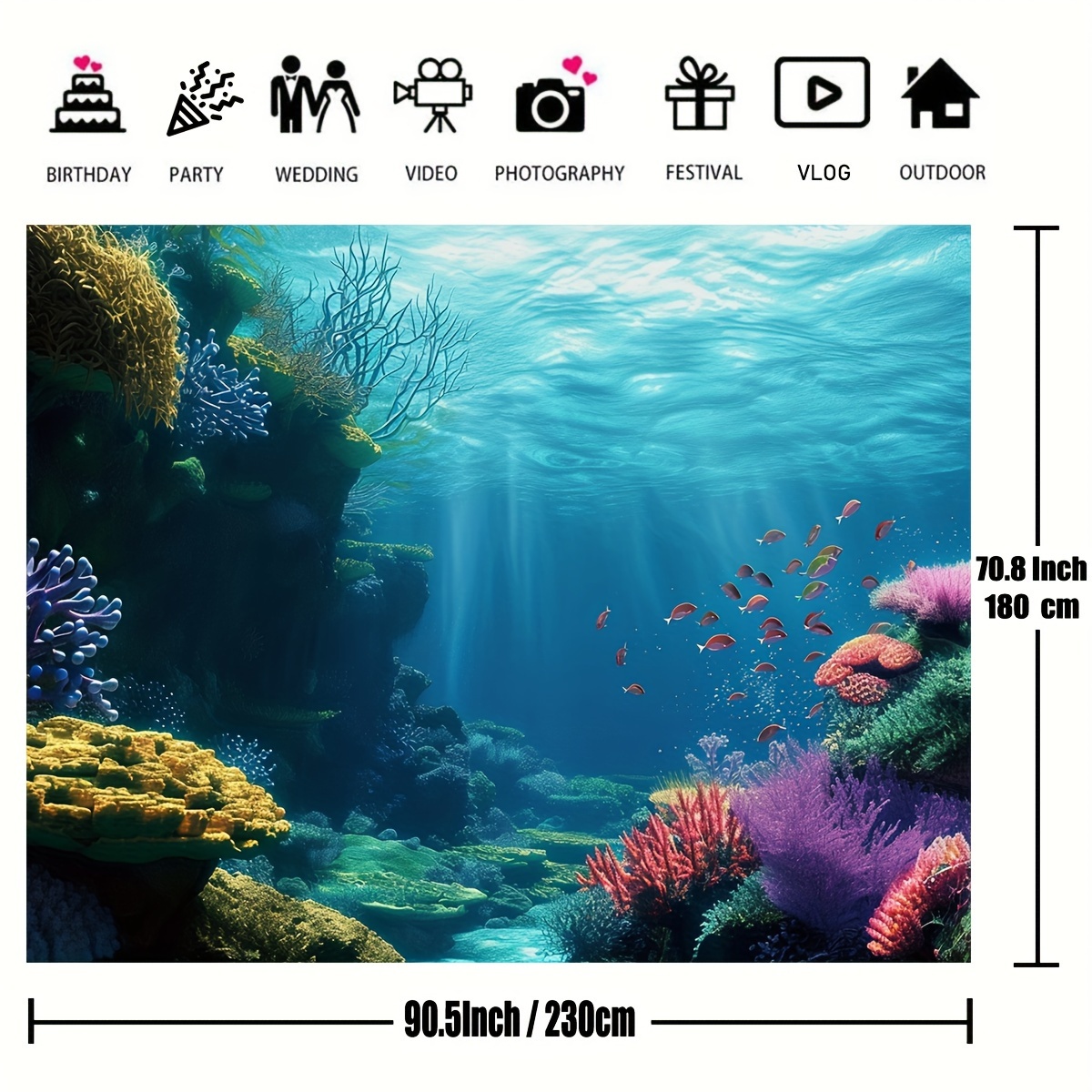 1pc Underwater Coral Reef Fish - огляд і ціна Ocean Aquarium